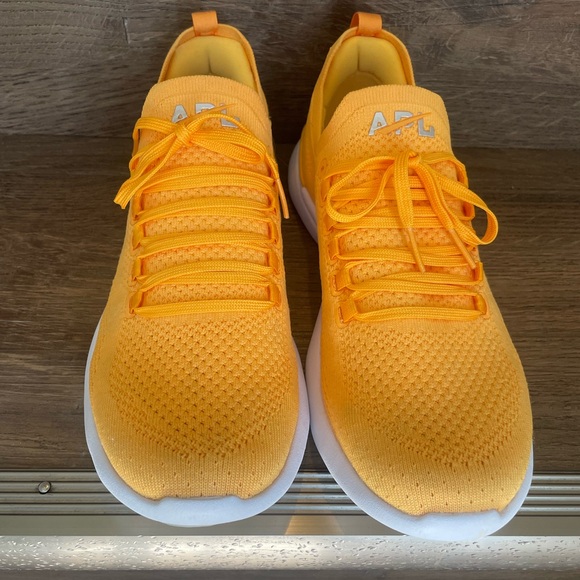 APL Women's Athletic Shoes in Vibrant Orange - Picture 2 of 6